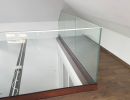 szklana balustrada na poddaszu